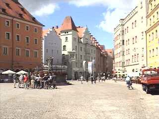 Regensburg city center